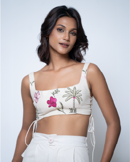 Amalfi Bloom Bandeau Top