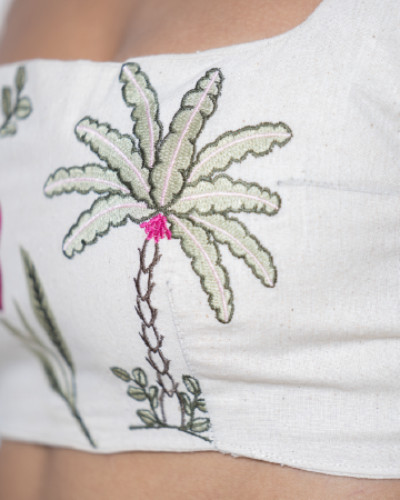 Amalfi Bloom Bandeau Top